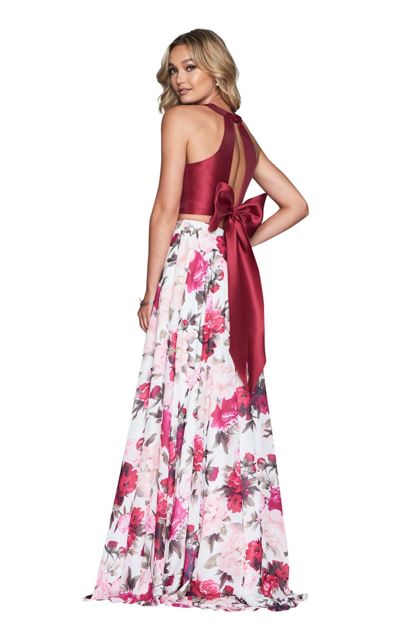 Faviana S10277 Ivory-Wine