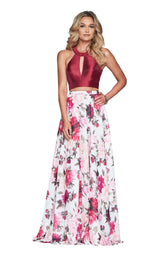 Faviana S10277 Ivory-Wine