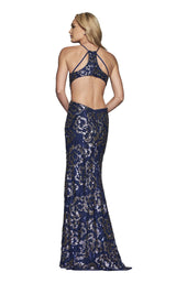 Faviana S10281 Navy/Gold