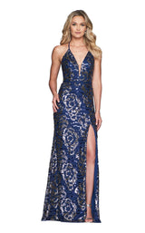 Faviana S10282 Navy/Gold