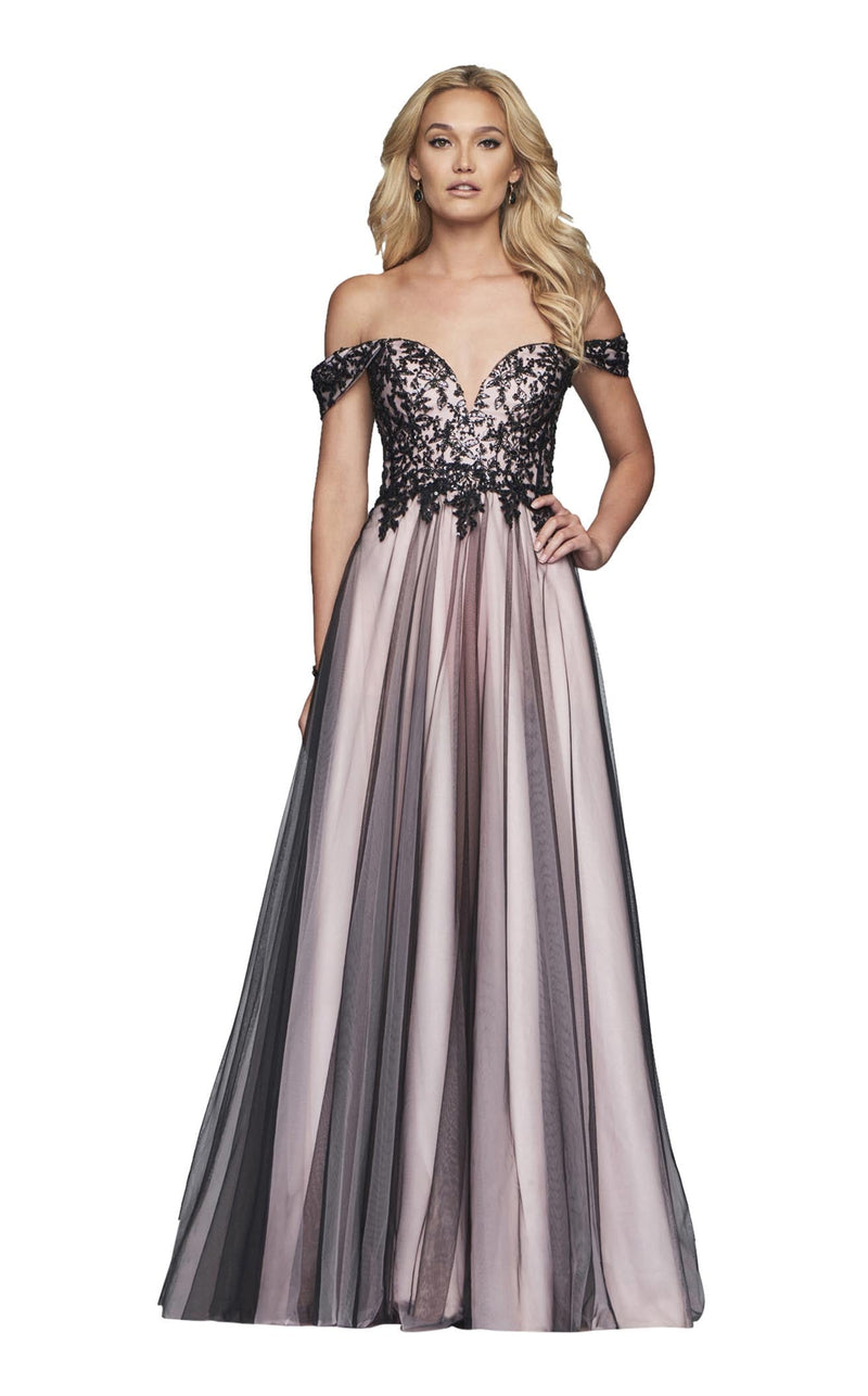 Faviana S10290 Pink/Black