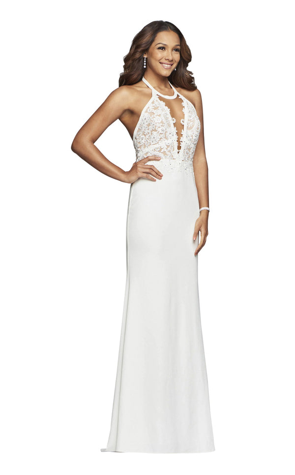 Faviana S10296 Ivory