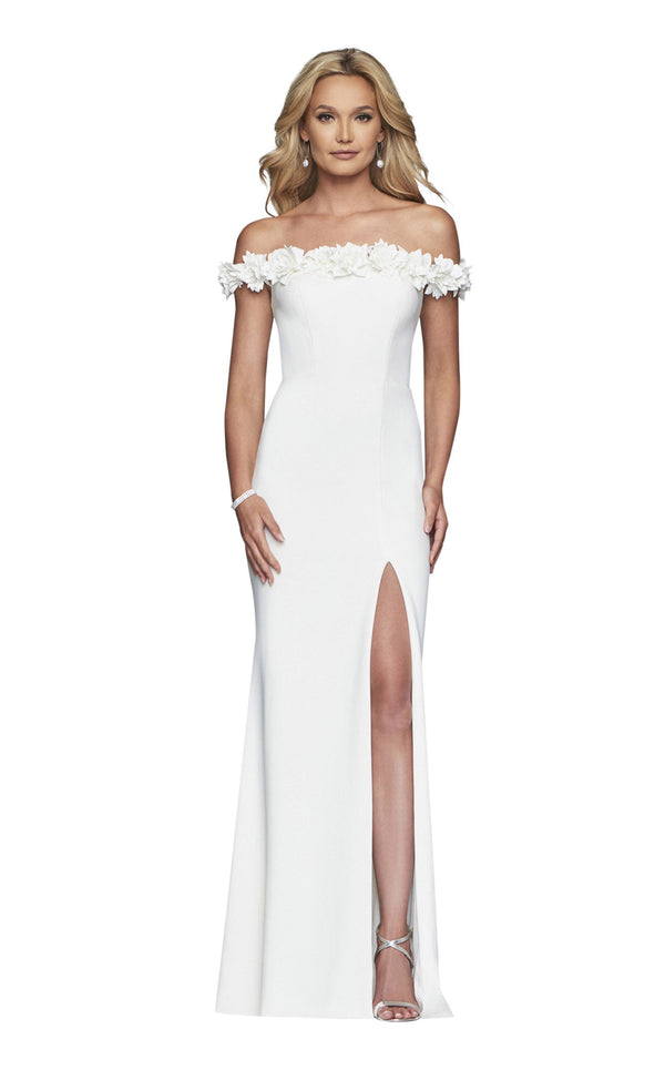 Faviana S10297 Ivory