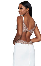 Faviana S10371 Ivory-Rose-Gold
