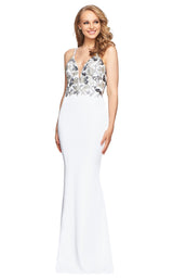 Faviana S10475 Ivory