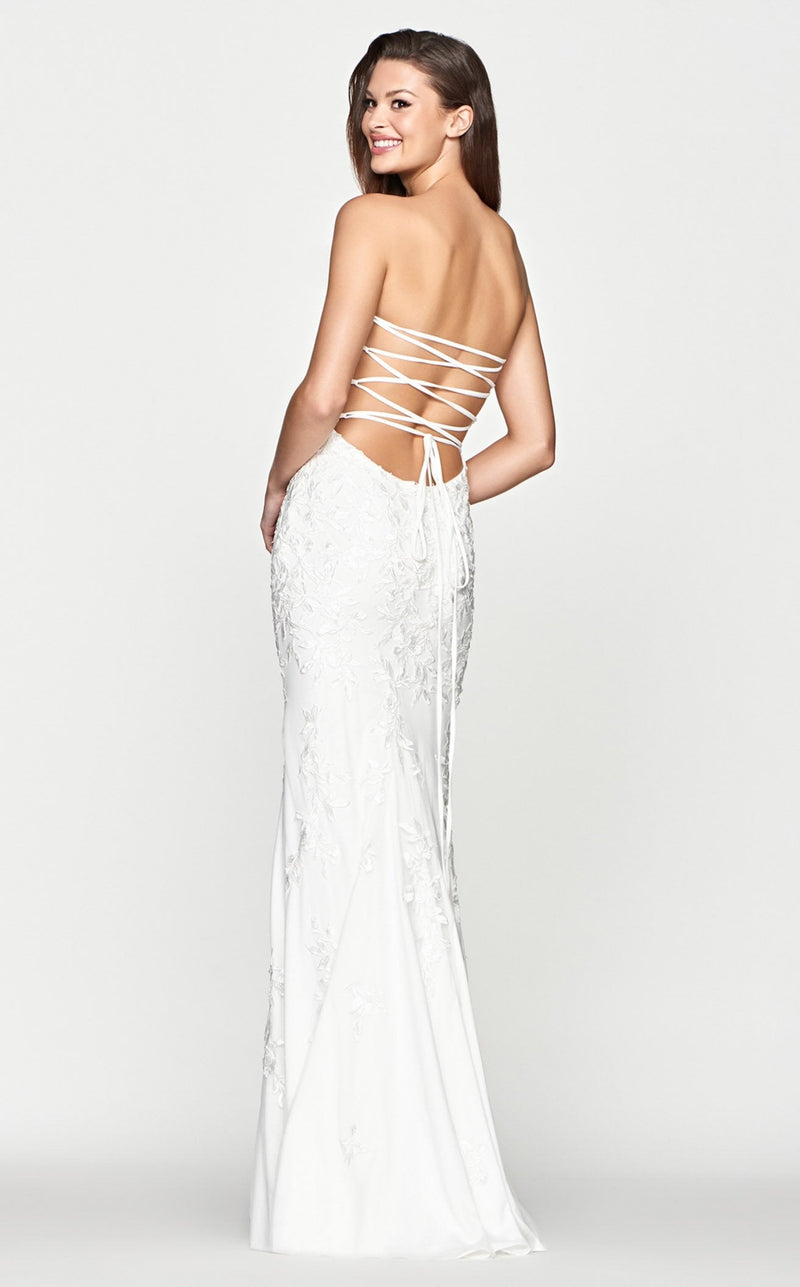 Faviana S10507 Ivory