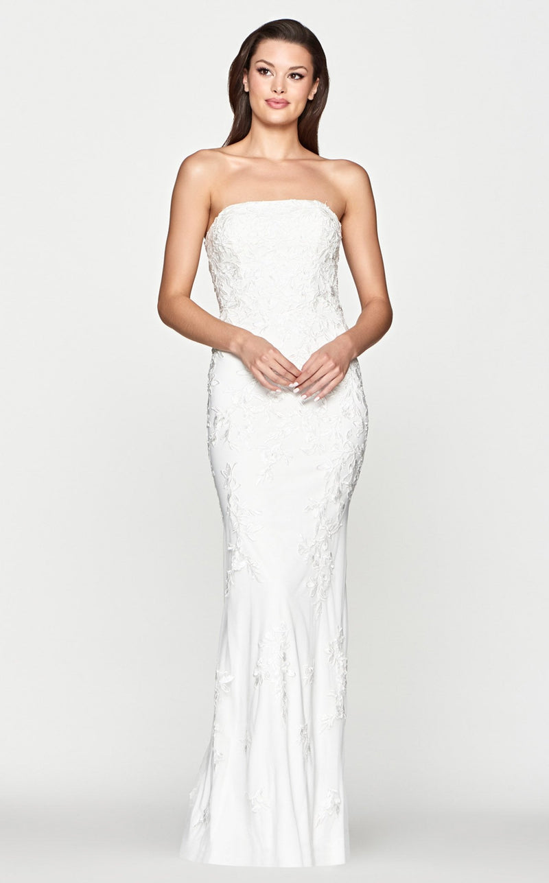Faviana S10507 Ivory