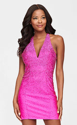 Faviana S10702 Hot Pink