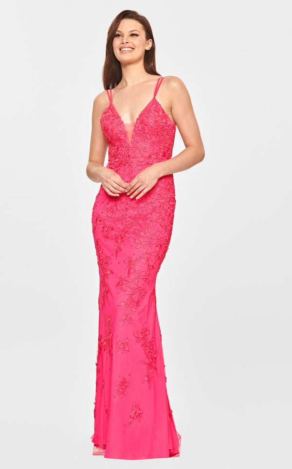 Faviana S10813 Hot Pink