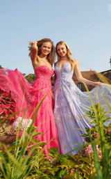 Faviana S10814 Hot Pink
