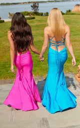 Faviana S10826 Hot-Pink and Sea-Blue