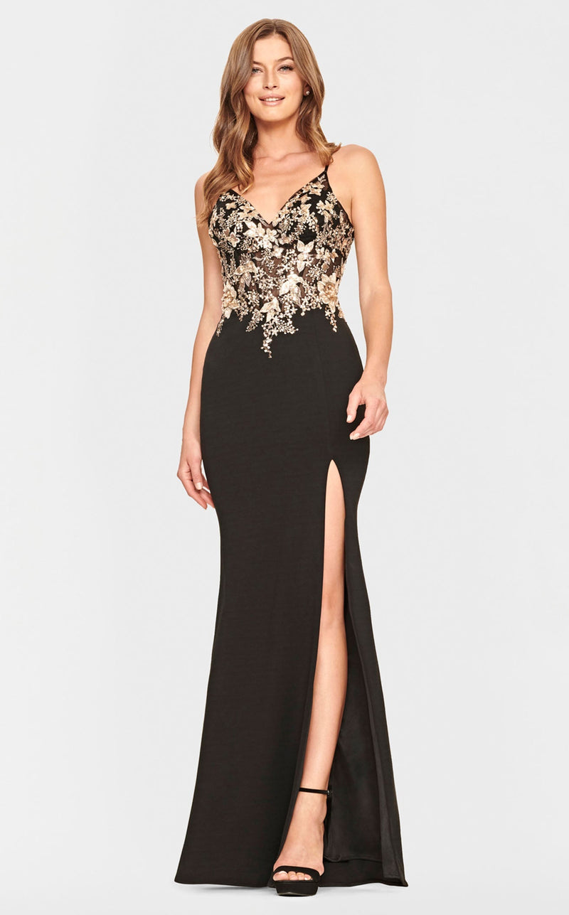 Faviana S10853 Black/Gold