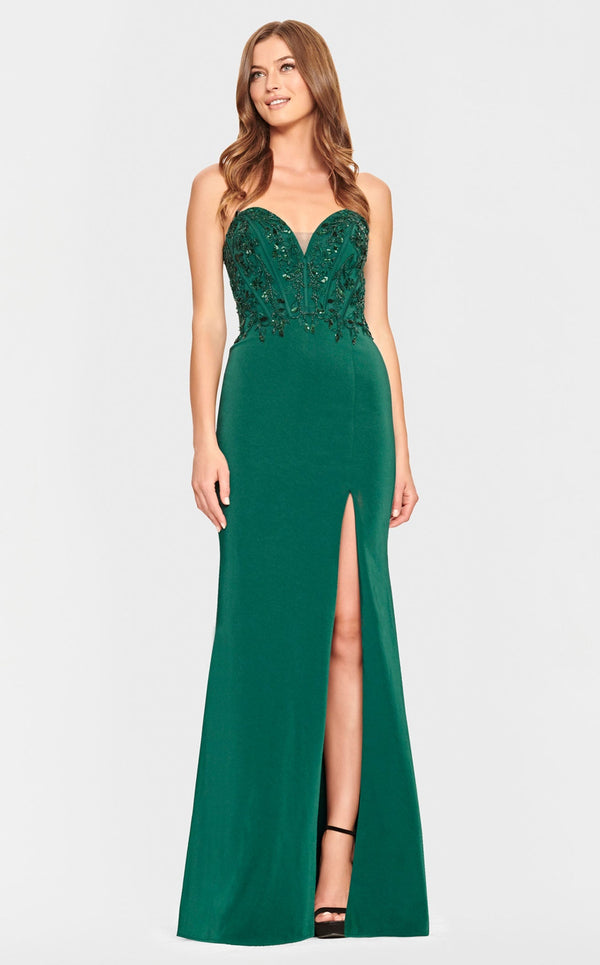 Faviana S10865 Forest Green