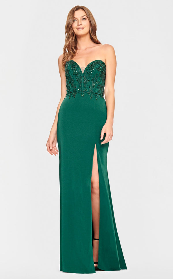 Faviana S10865 Forest Green