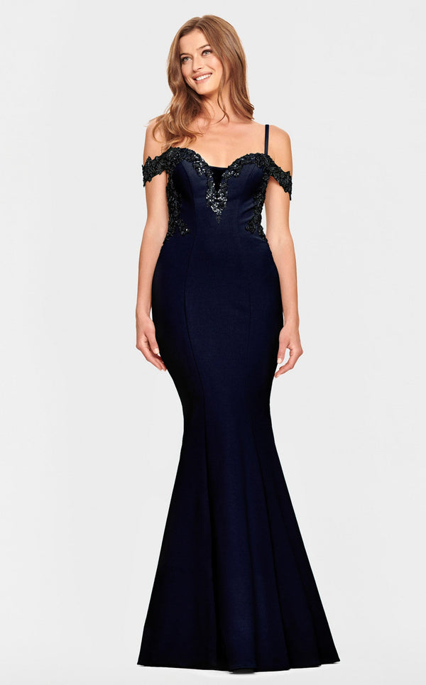 Faviana S10866 Navy