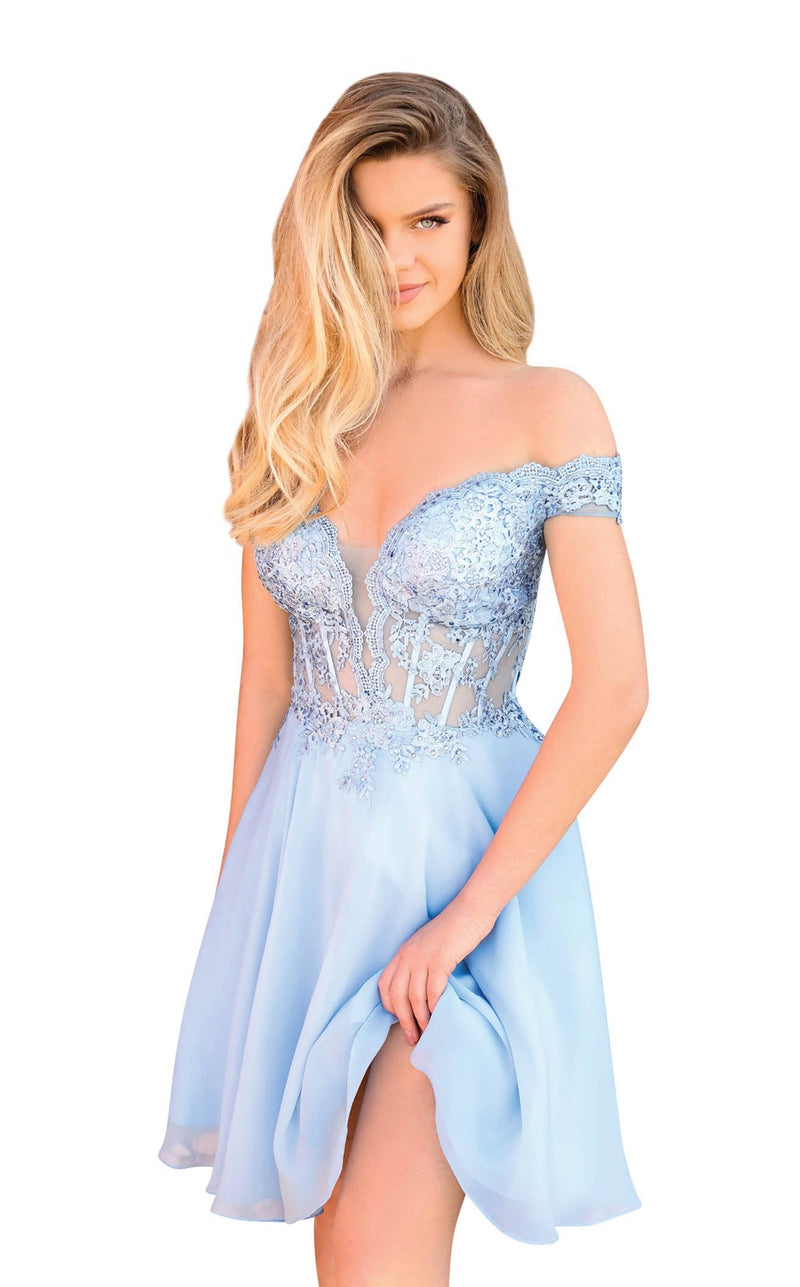 Clarisse S3774 Dusty Blue