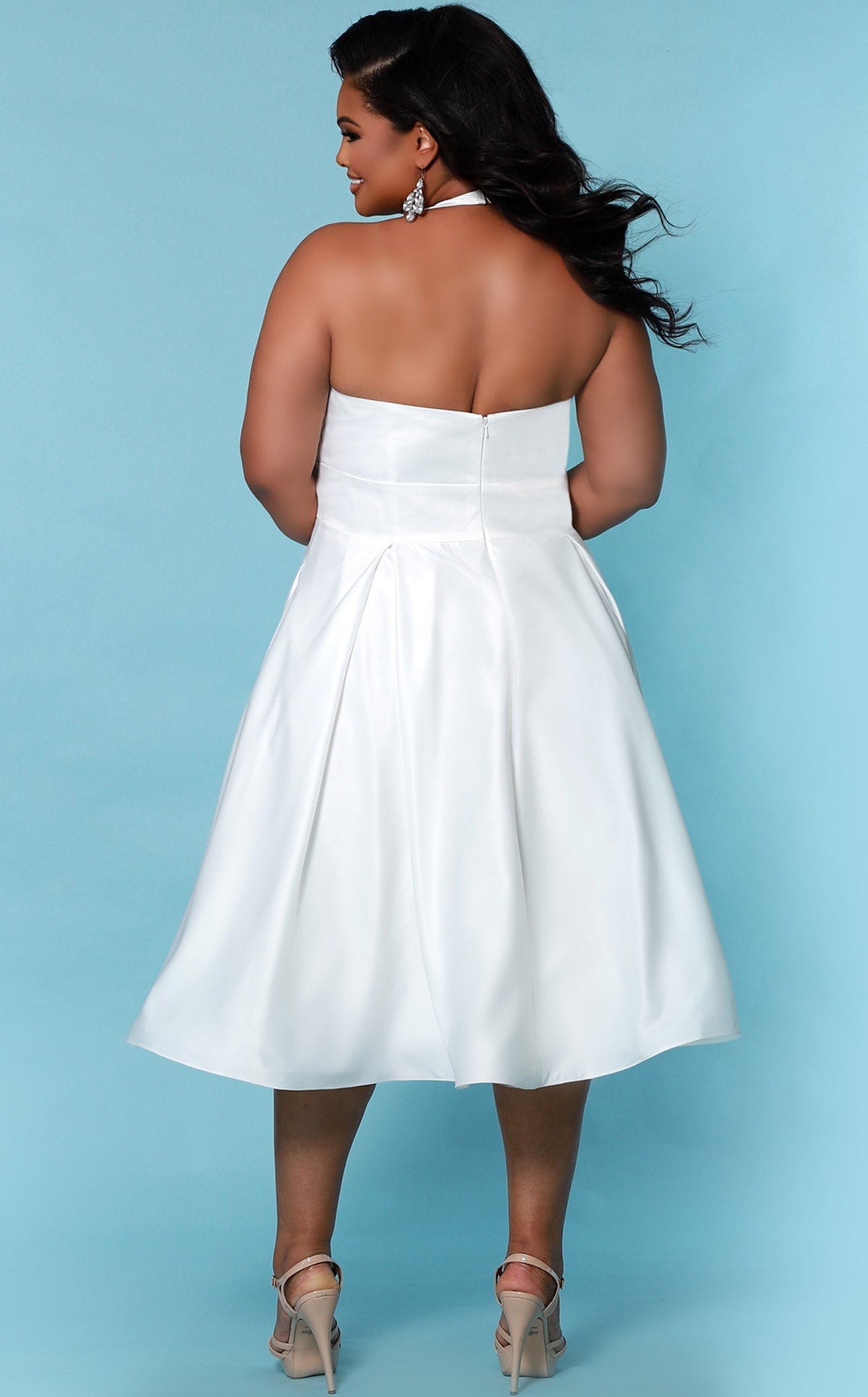 Graduation Dresses Kohls White Formal Dresses Sydneys Closet SC5266 Women's  Dress Ivory, Size [32] NewYorkDress