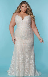 Sydneys Closet SC5287 Ivory/Nude