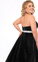 Sydneys Closet SC7289 Black-Shimmer