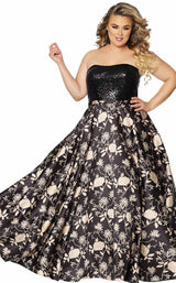 Sydneys Closet SC7300 Black/Gold