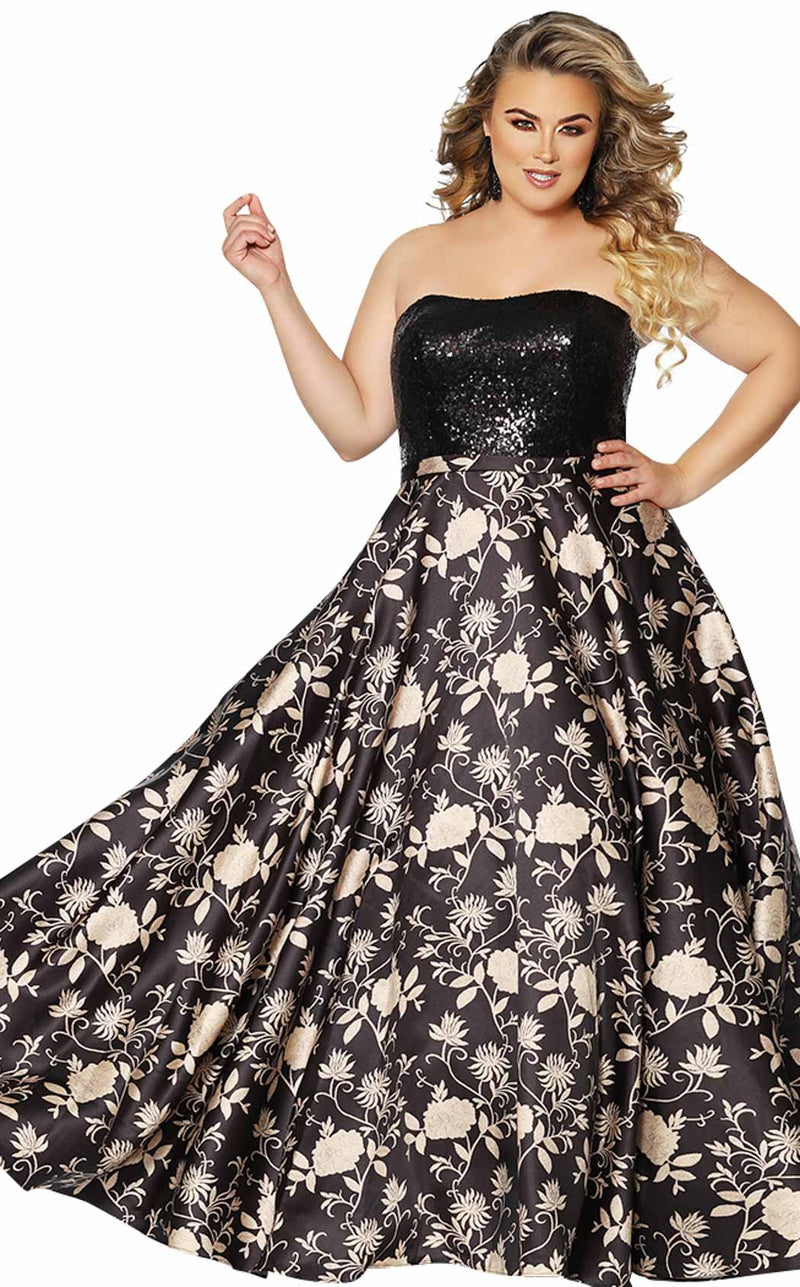 Sydneys Closet SC7300 Black/Gold