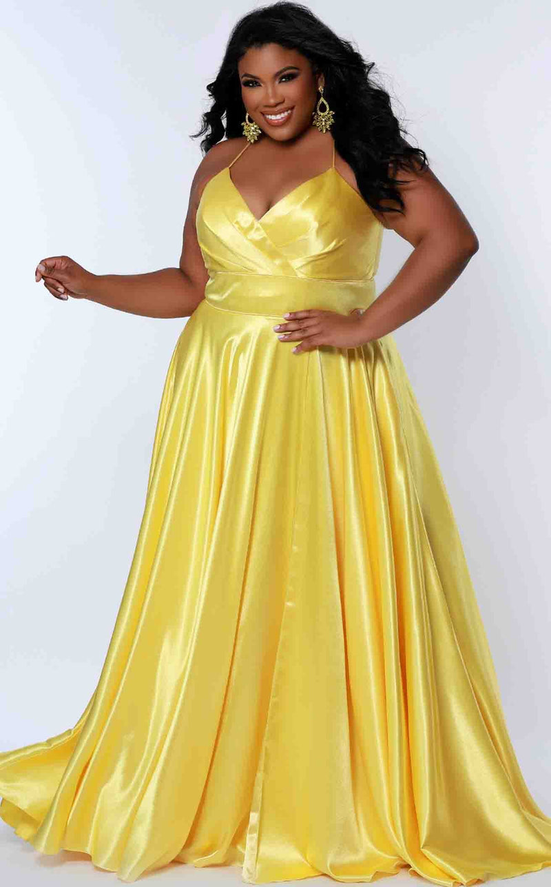 Sydney's Closet Plus Size Prom SC7344 Prom Gowns, Wedding Gowns