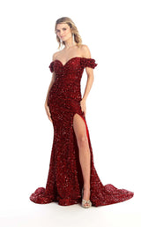 Anny Lee SP4073 Burgundy