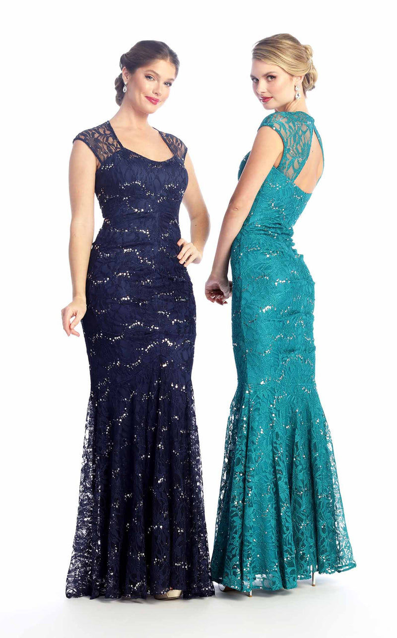 Anny Lee SP6063 Navy and Teal