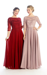 Anny Lee SP9213 Burgundy and Mauve