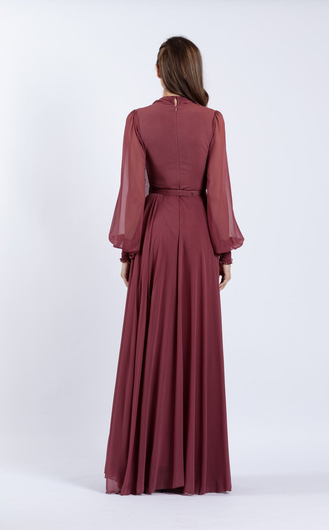 Zeena Zaki SS2103 Light-Maroon