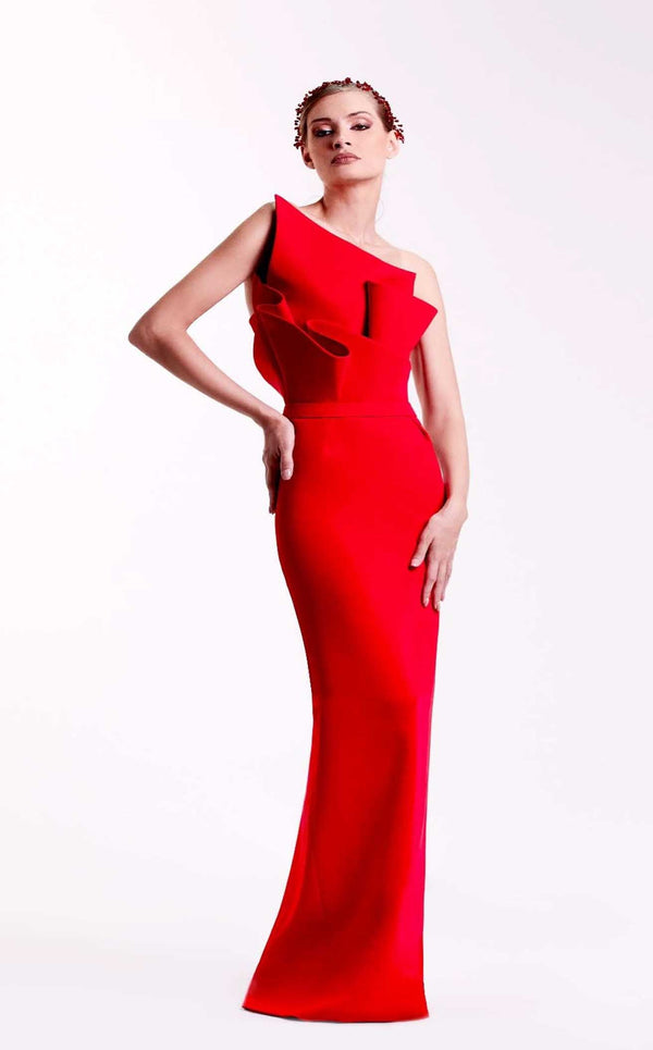 Edward Arsouni SS22679 Dress Red