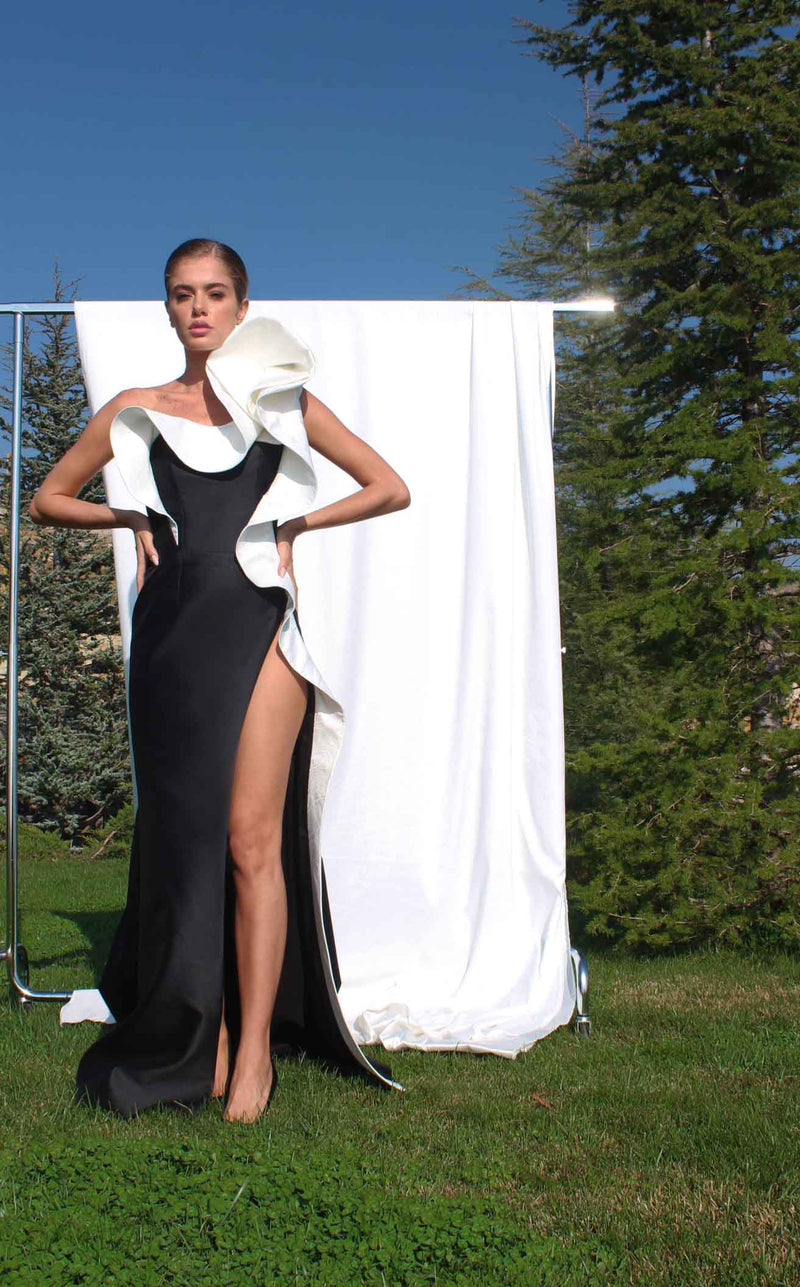 Edward Arsouni Couture SS599 Black/White