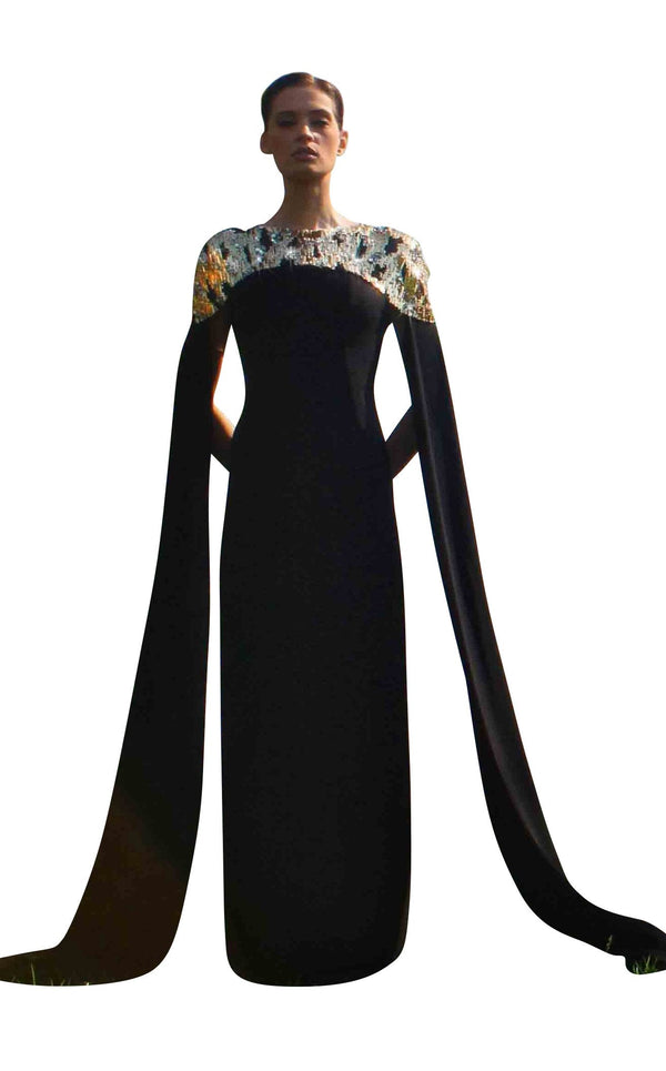 Edward Arsouni Couture SS615 Black/Gold