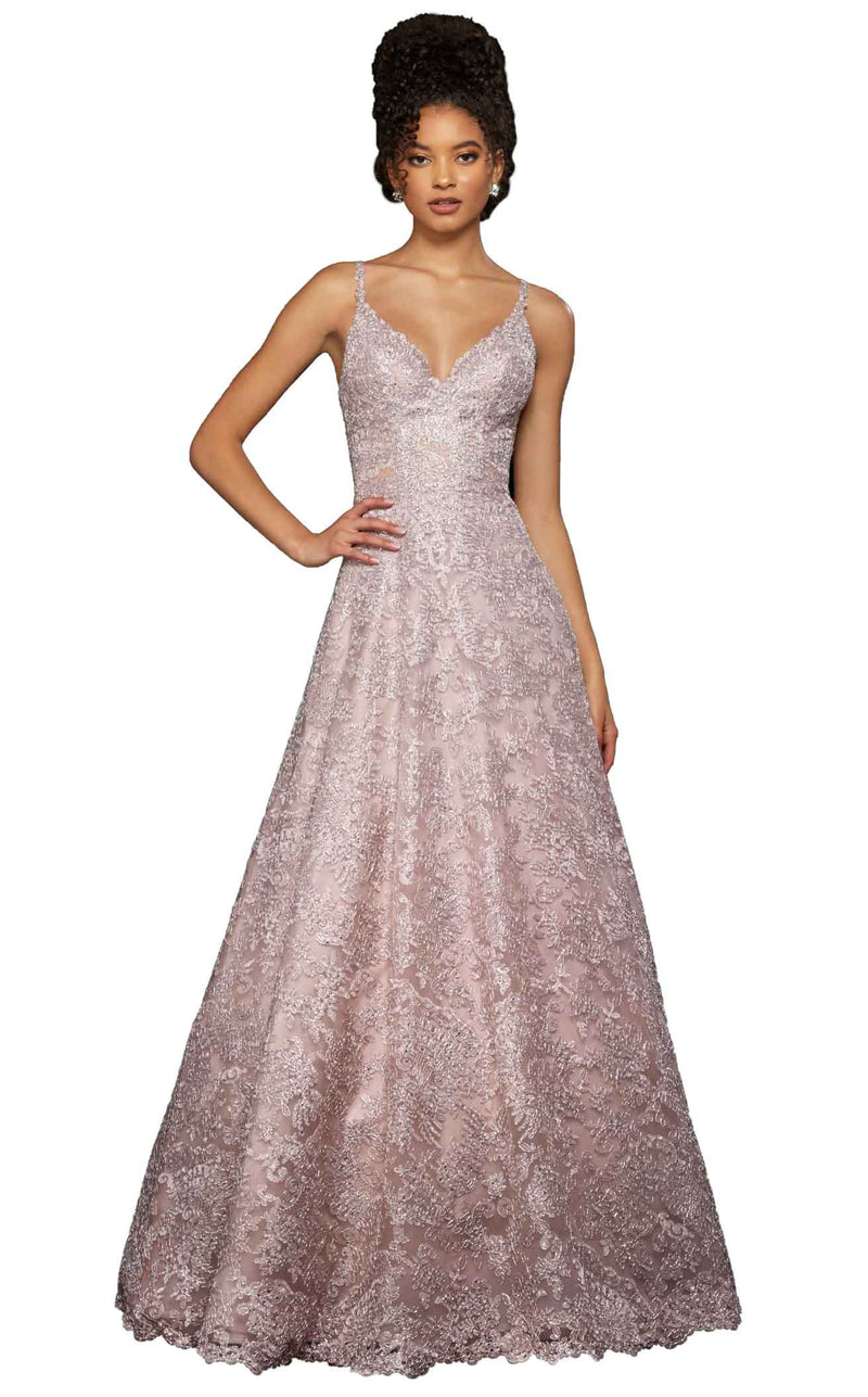 Sherri Hill 53250 Rose Gold