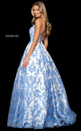 Sherri Hill 53912 Ivory/Blue