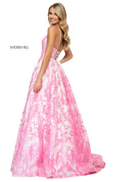 Sherri Hill 53921 Ivory-Candy Pink