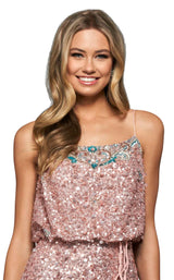 Sherri Hill 48325 Blush/Light Blue