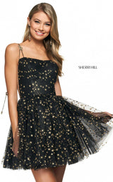 Sherri Hill 53972 Black/Gold