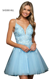 Sherri Hill 53975 Light Blue
