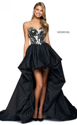 Sherri Hill 54023 Black/Silver