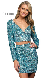 Sherri Hill 54054 Light Blue