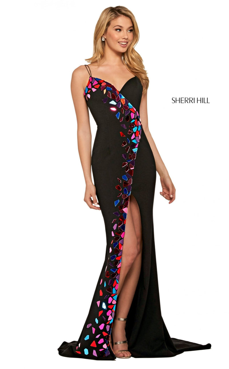 Sherri Hill 54069 Black-Multi