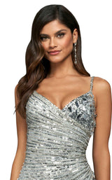 Sherri Hill 54078 Silver