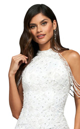 Sherri Hill 54092 Ivory/Silver
