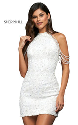 Sherri Hill 54092 Ivory/Silver