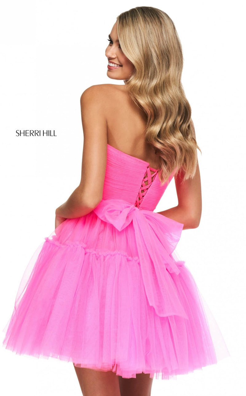 Sherri Hill 54107 Bright Pink