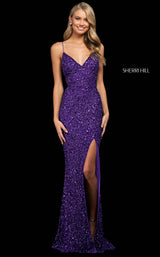 Sherri Hill 54114 Purple