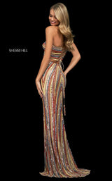 Sherri Hill 54125 Nude-Multi