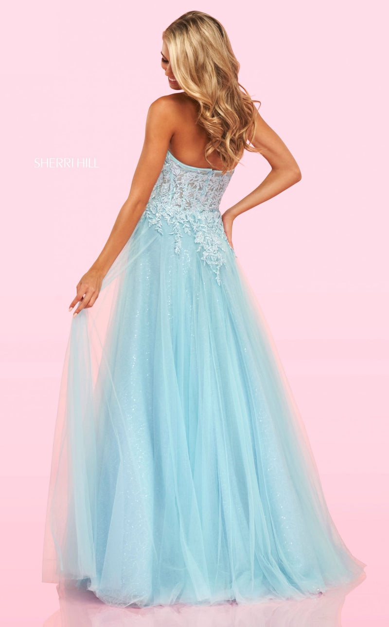 Sherri Hill 54155 Light-Blue