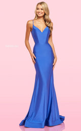 Sherri Hill 54179 Dark Periwinkle